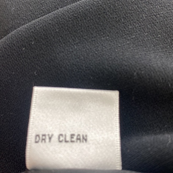 TALBOTS Classic Black Silk Neckline Knee Length Dress Business Wedding Event 8 - Picture 6 of 7